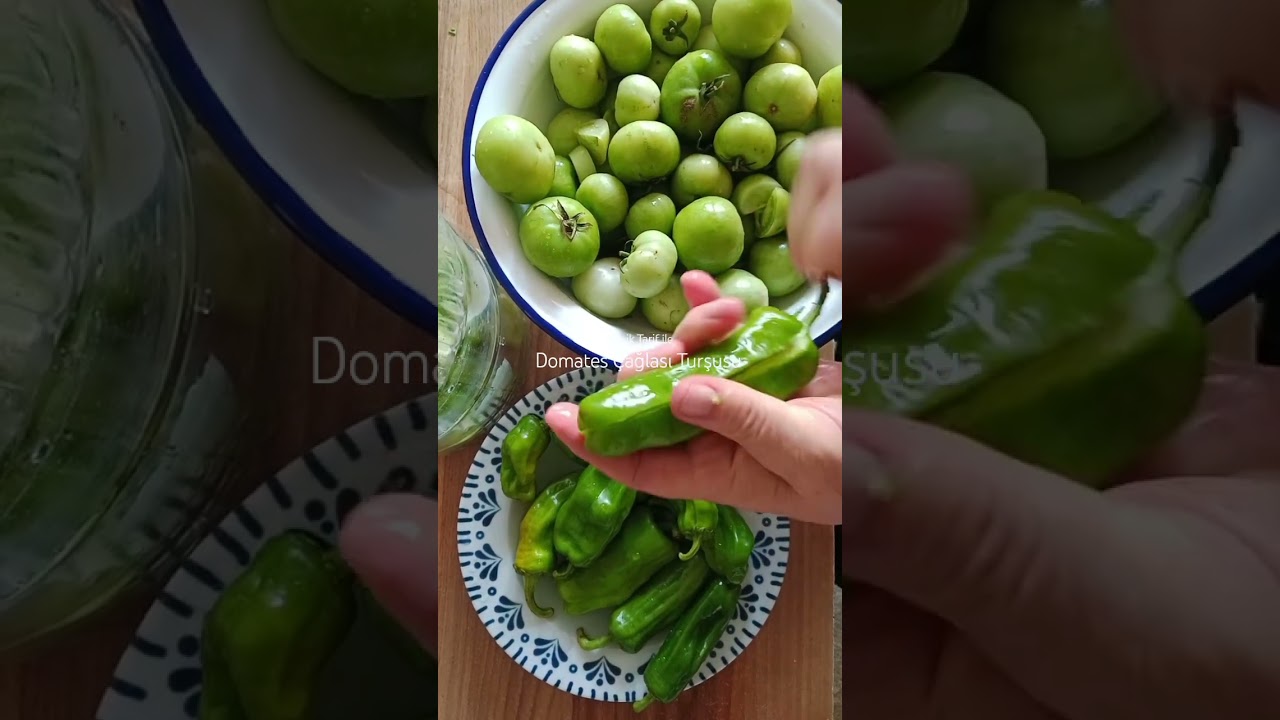 Domates Çağlası Turşusu. #tarif #cooking #turşutarifi #turşu #yemektarifleri #food #recipe #yemek