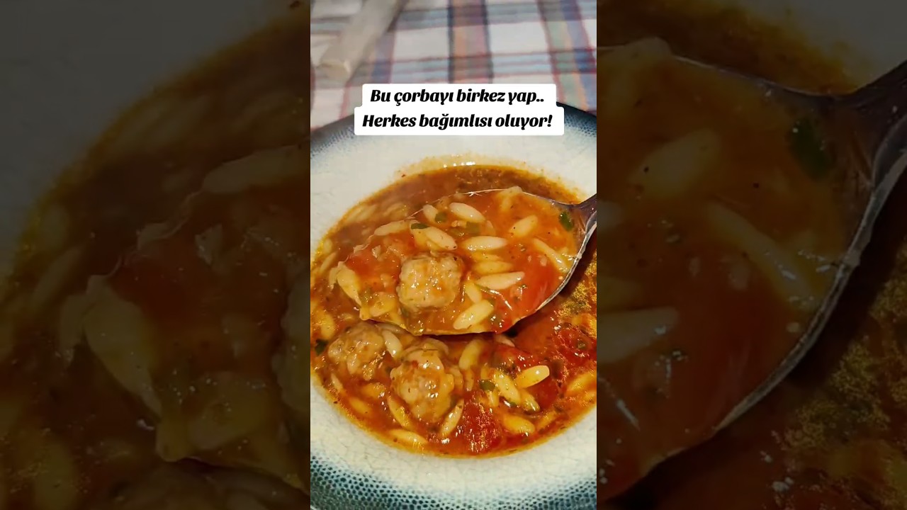 Bu çorba ilaç gibi Yapan herkes aynı şeyi söylüyor! #yemektarifleri #misketköfte #kışçorbası #çorba