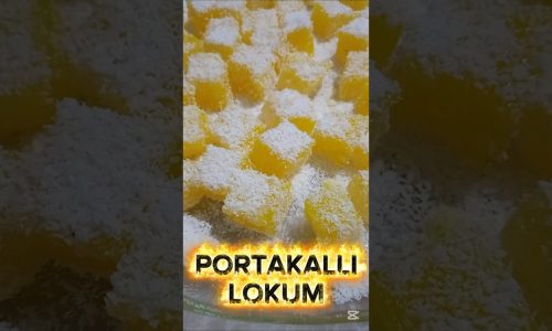 🍊Böyle “Portakallı Lokum” yemediniz! Yiyen herkes tarifini istiyor. #yemek #tarif #food #shorts