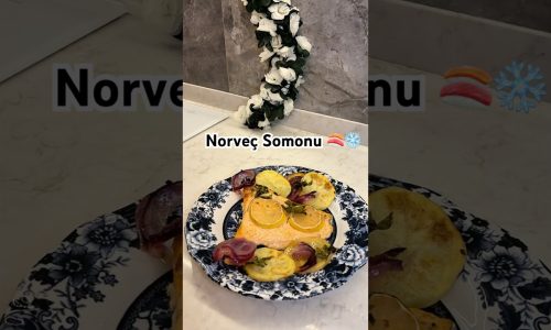 Norveç Somonu Tarifi ❄️🍣 #cooking #food #baking #fishing #yemektarifleri