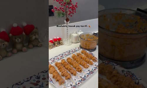 Buzluktan çok lezzetli tavuk şiş önerisi ✨ #shortvideo #shorts #yemektarifleri