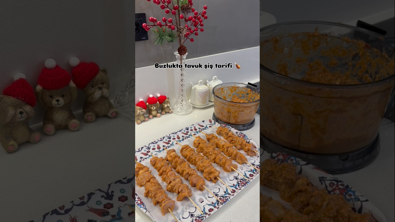 Buzluktan çok lezzetli tavuk şiş önerisi ✨ #shortvideo #shorts #yemektarifleri