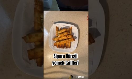 Sigara Böreği Yemek Tarifleri👉🏻 Afiyet Olsun. #food #pratiktatlitarifleri #sigaraböreği #fyp #shorts