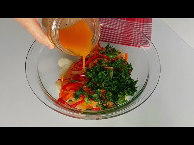 ❗️KIŞIN YAPILACAK EN KOLAY EN SAĞLIKLI SALATA Pratik yemek tarifleri / pratik salata tarifi