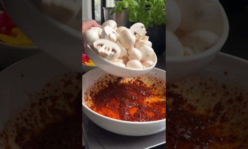 Fırında sebzeli Mantar  😍#tarif#food#pratiktarifler#yemektarifleri