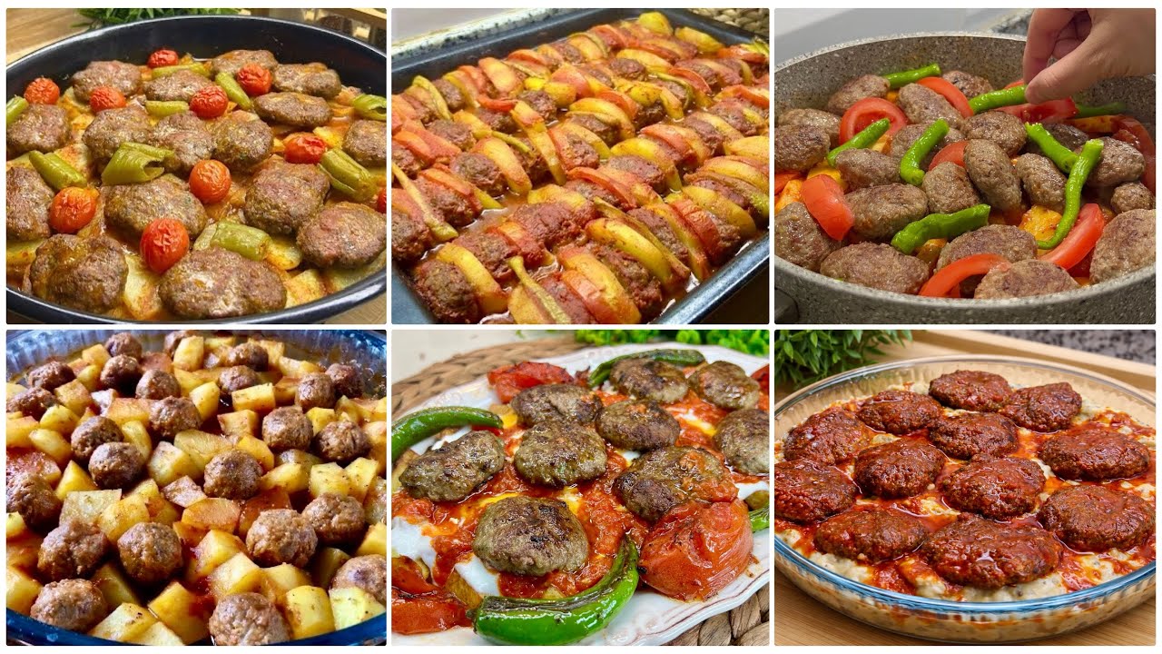 İftar İçin En Lezzetli 6 Çeşit Köfteli Yemek Tarifi❗- iftar yemekleri- menüsü