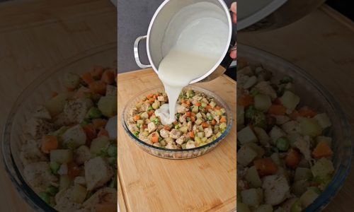 BEŞAMEL SOSLU GARNİTÜRLÜ TAVUK / Yemek tarifleri