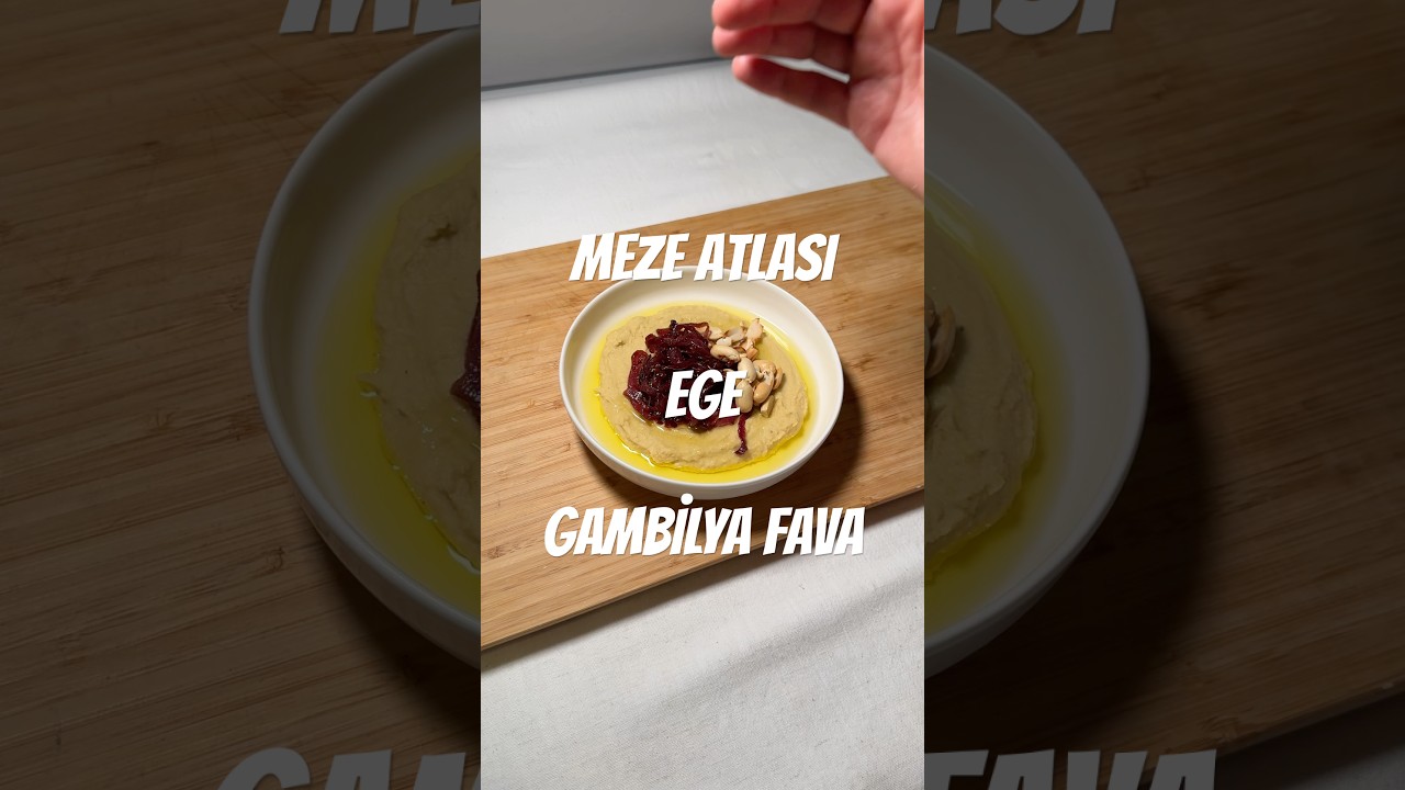 Ege’den Gambilya Fava Tarifi #food #yemek #tarif #yemektarifleri #gastronomia
