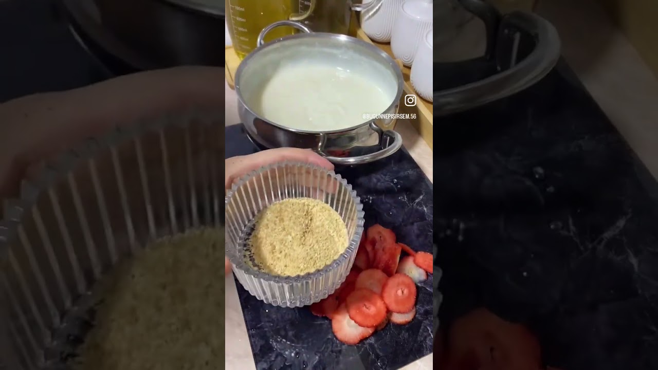 Pratik magnolia tatlısı #food #pastatime #yemektarifleri #tarif #yemek #cook #pratiktarifler #cook