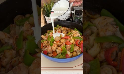 Kremalı Mantarlı Tavuk Tarifi / Creamy and Mushroom Chicken / Yemek Tarifleri/ Recipes / iftar