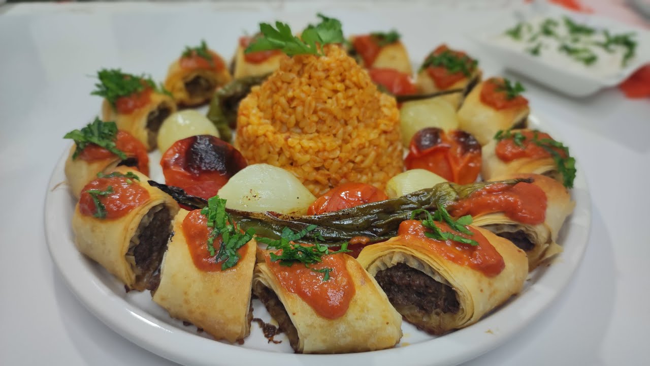 BEYTİ KEBABI TARİFİ NASIL YAPILIR / Kebap tarifleri /kıymalı yemek tarifleri fırın yemekleri