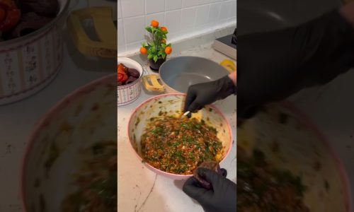 Zeytinyağlı Nar Ekşili Kuru Dolma 😍🎈#food #yemektarifleri#kurudolma#tarif#viralvideo#viral#asmr