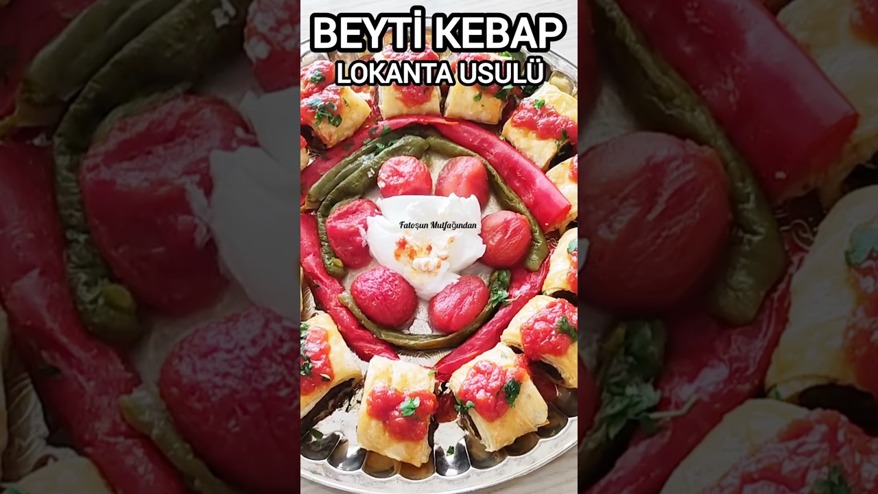 BEYTİ KEBABI  Lokanta usulü, dışarıda yemeğe son   #yemektarifleri #tarif #food #kebap