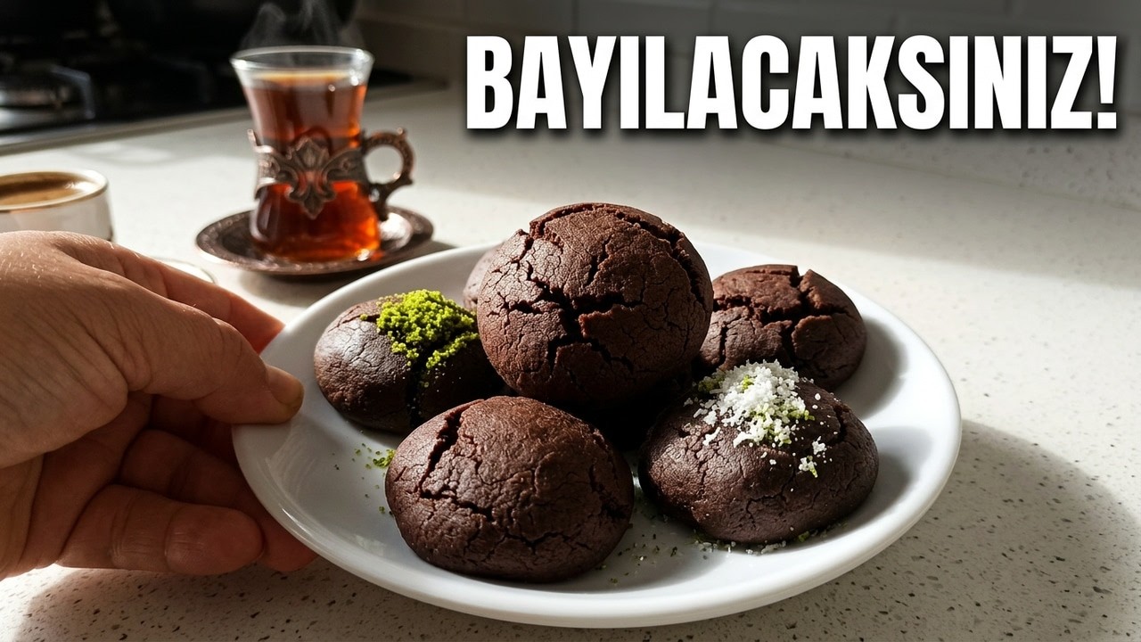 Brownie Kurabiye Tarifi | ÇAYIN KAHVENİN YANINA Brownie Kurabiye Tarifi Nefis Yemek Tarifleri