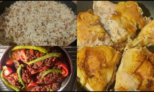 BADEMLI PRINÇ PILAV / KARNIYARIK / TAVUK HAŞLAMA / Yemek Tarifleri  #keşfet #Kochkurs.