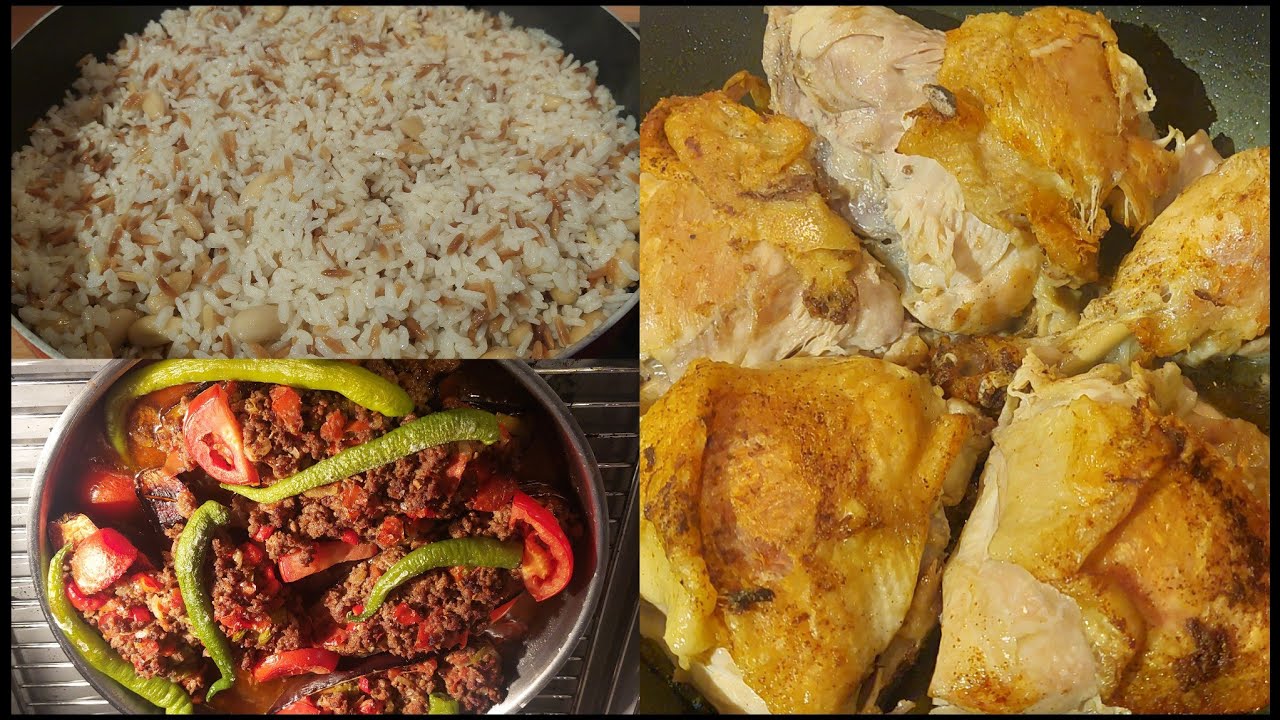 BADEMLI PRINÇ PILAV / KARNIYARIK / TAVUK HAŞLAMA / Yemek Tarifleri  #keşfet #Kochkurs.