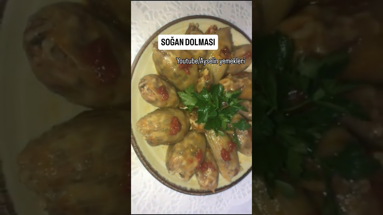 Soğan Dolması. Soğan dolması tarifi nefis yemek tarifleri seviyorsanız